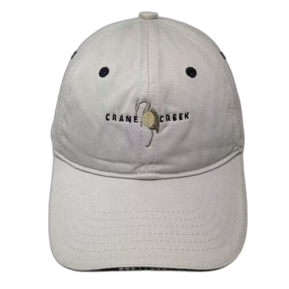 Page & Tuttle Baseball Cap Beige Black OS Crane Creek Canyon Classic Logo Hat